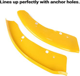 Yellow Front Bumper Lip Splitter Cover Trim For 15+ Dodge Challenger SRT Part_2